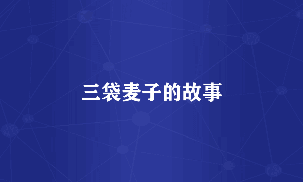 三袋麦子的故事
