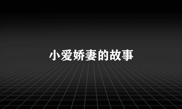 小爱娇妻的故事