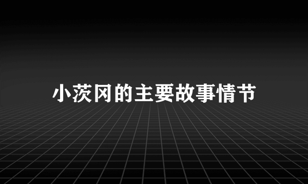小茨冈的主要故事情节