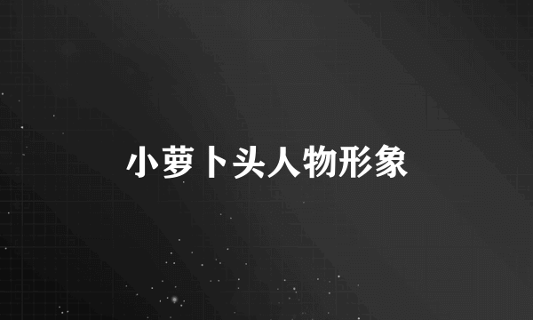 小萝卜头人物形象