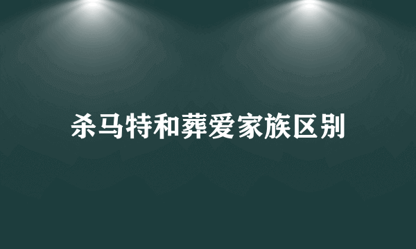 杀马特和葬爱家族区别