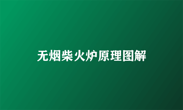 无烟柴火炉原理图解