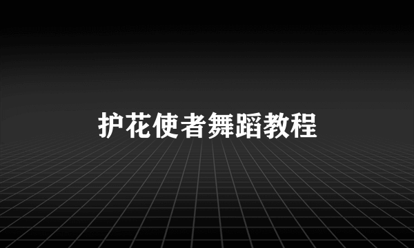 护花使者舞蹈教程
