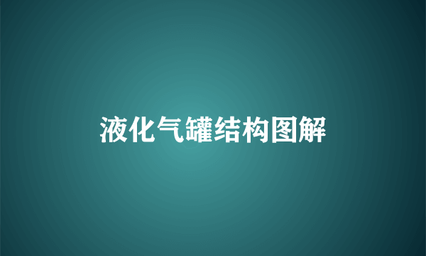 液化气罐结构图解