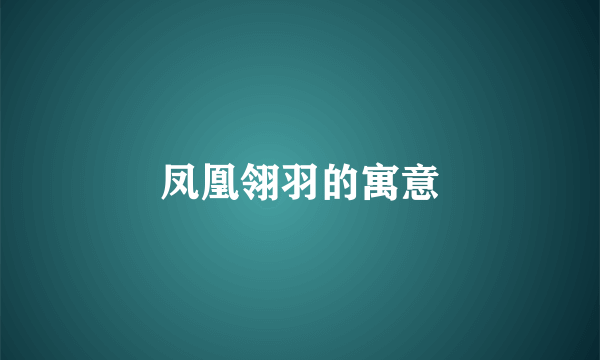 凤凰翎羽的寓意