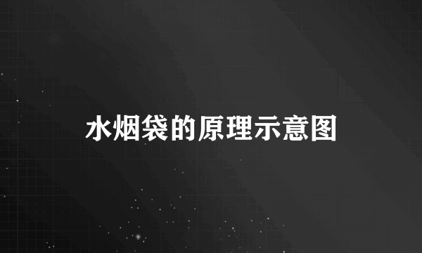 水烟袋的原理示意图