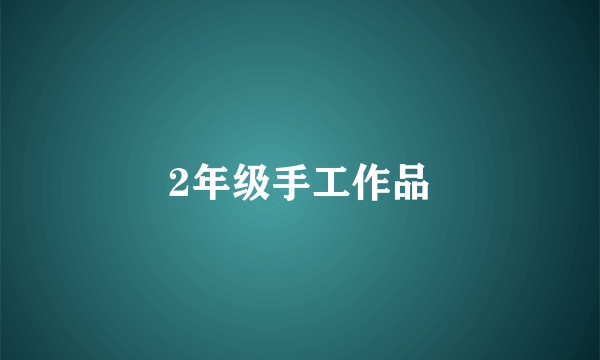 2年级手工作品