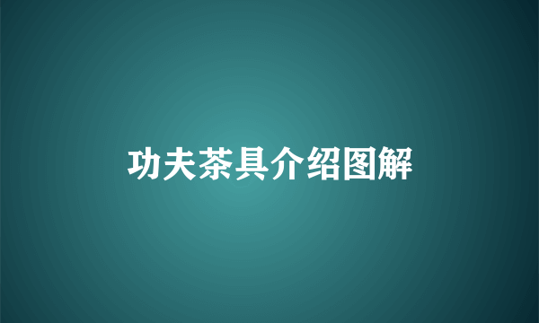 功夫茶具介绍图解