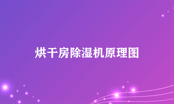 烘干房除湿机原理图