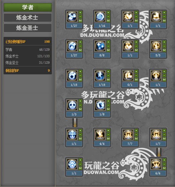 龙之谷炼金术士怎么加点