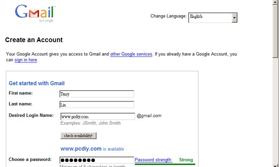 create a new google account是什么意思