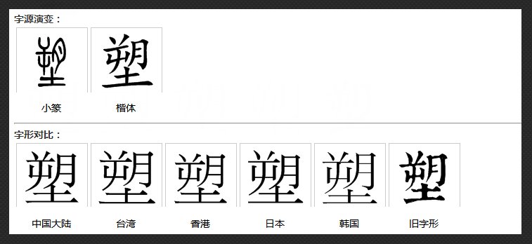 “塑”字能组成哪些词？