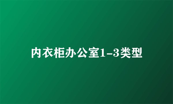 内衣柜办公室1-3类型