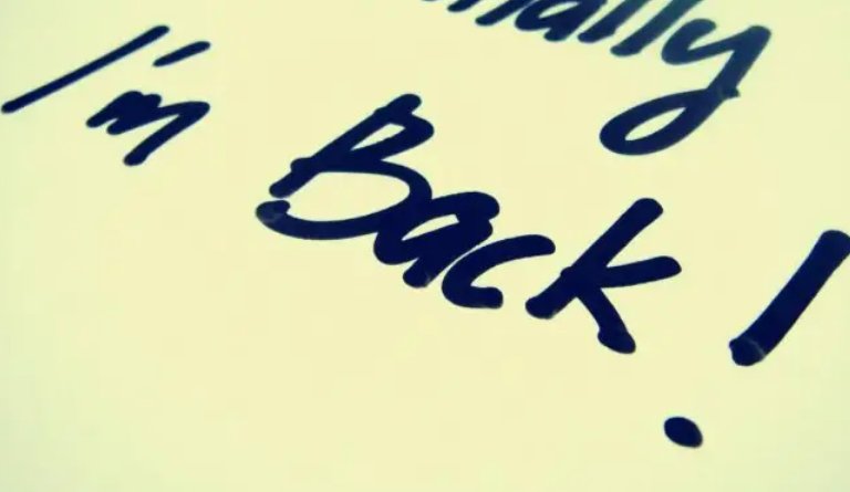 我回来了英语是什么?