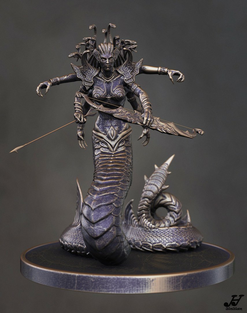 关于希腊神话中美杜莎的故事