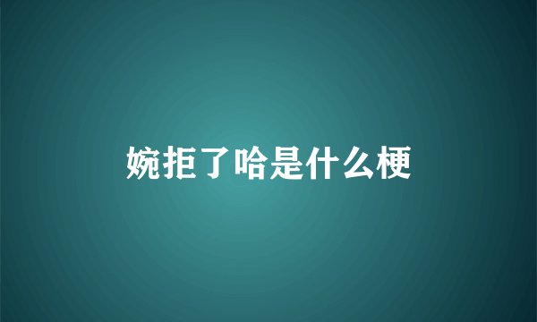 婉拒了哈是什么梗