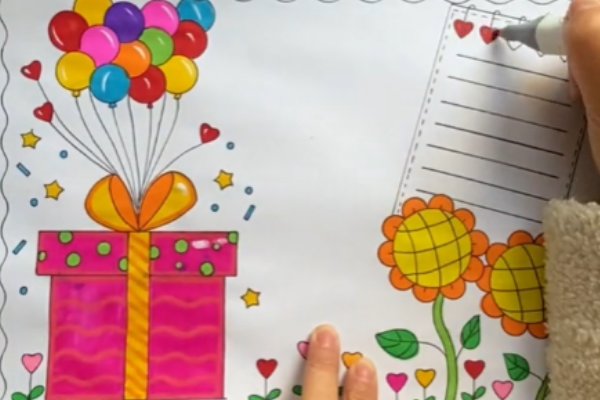 儿童感恩节怎么画简笔画