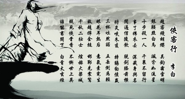 李白 侠客行（解释+正文）