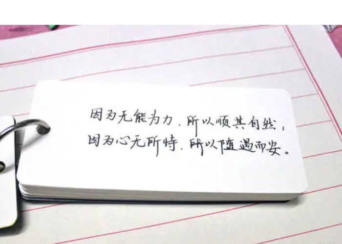 “心无所恃，随遇而安”的下一句是什么？