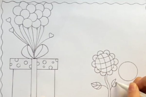 儿童感恩节怎么画简笔画