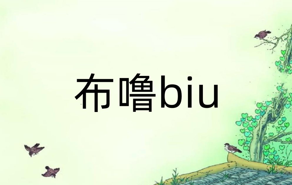 布噜biu什么意思？”“我没k”什么意思？