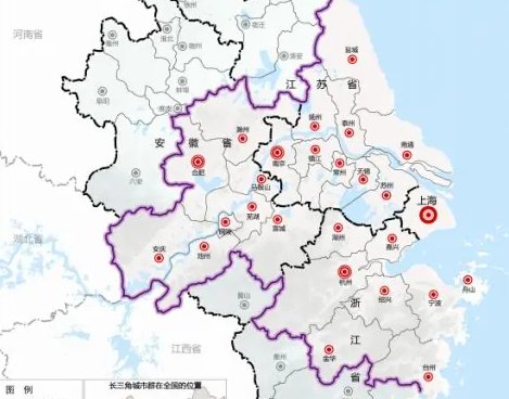 长三角是指哪几个城市三省一市?