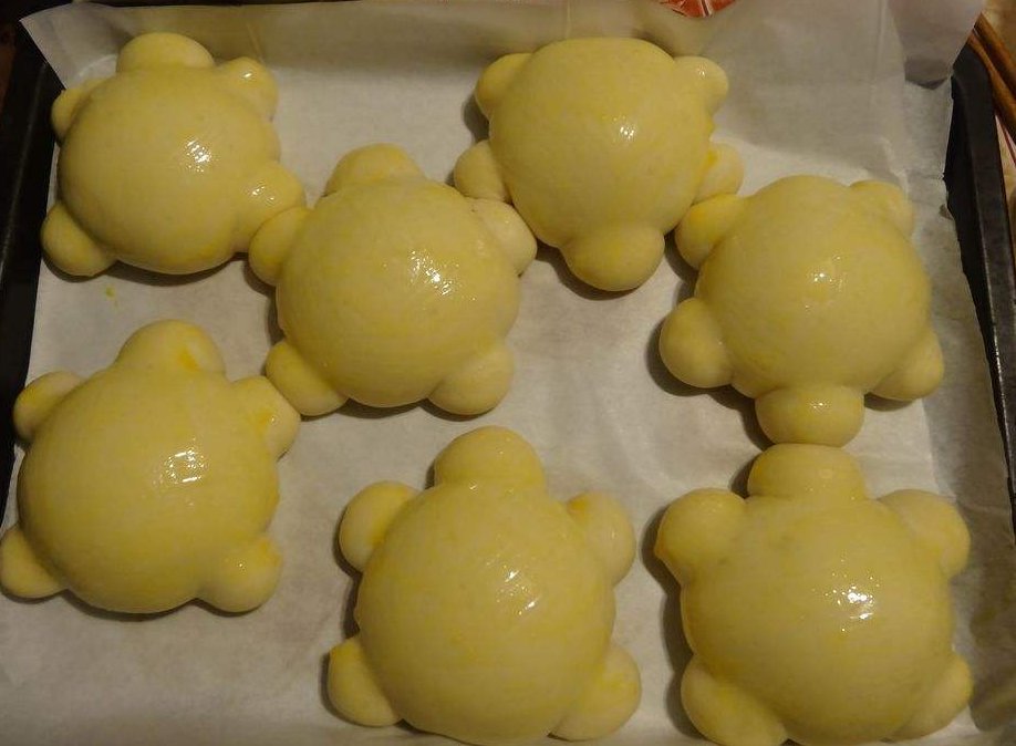 龟壳花面包做法?