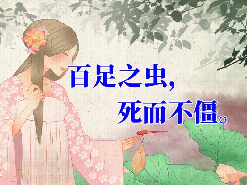 百足之虫死而不僵中的百足之虫是指