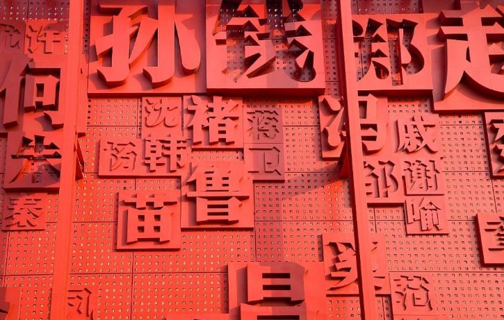 姓氏笔画排列顺序表