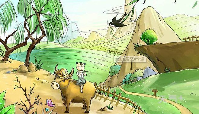 村晚这首古诗是什么意思？