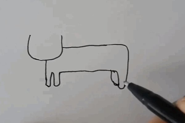 用数字画一只牛怎么画?