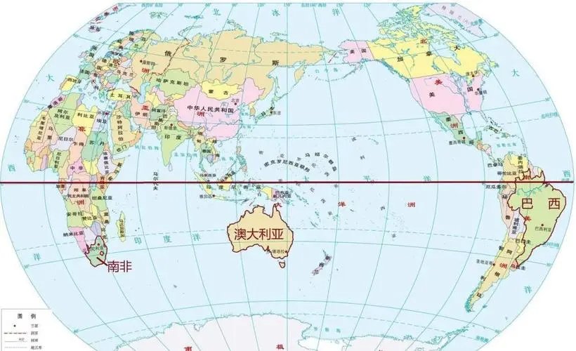 北半球的国家有哪些呢？