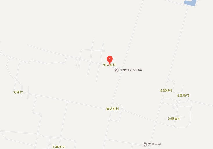 东光县刘大翁卫星地图