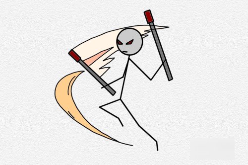 火柴人各种酷炫技能画法