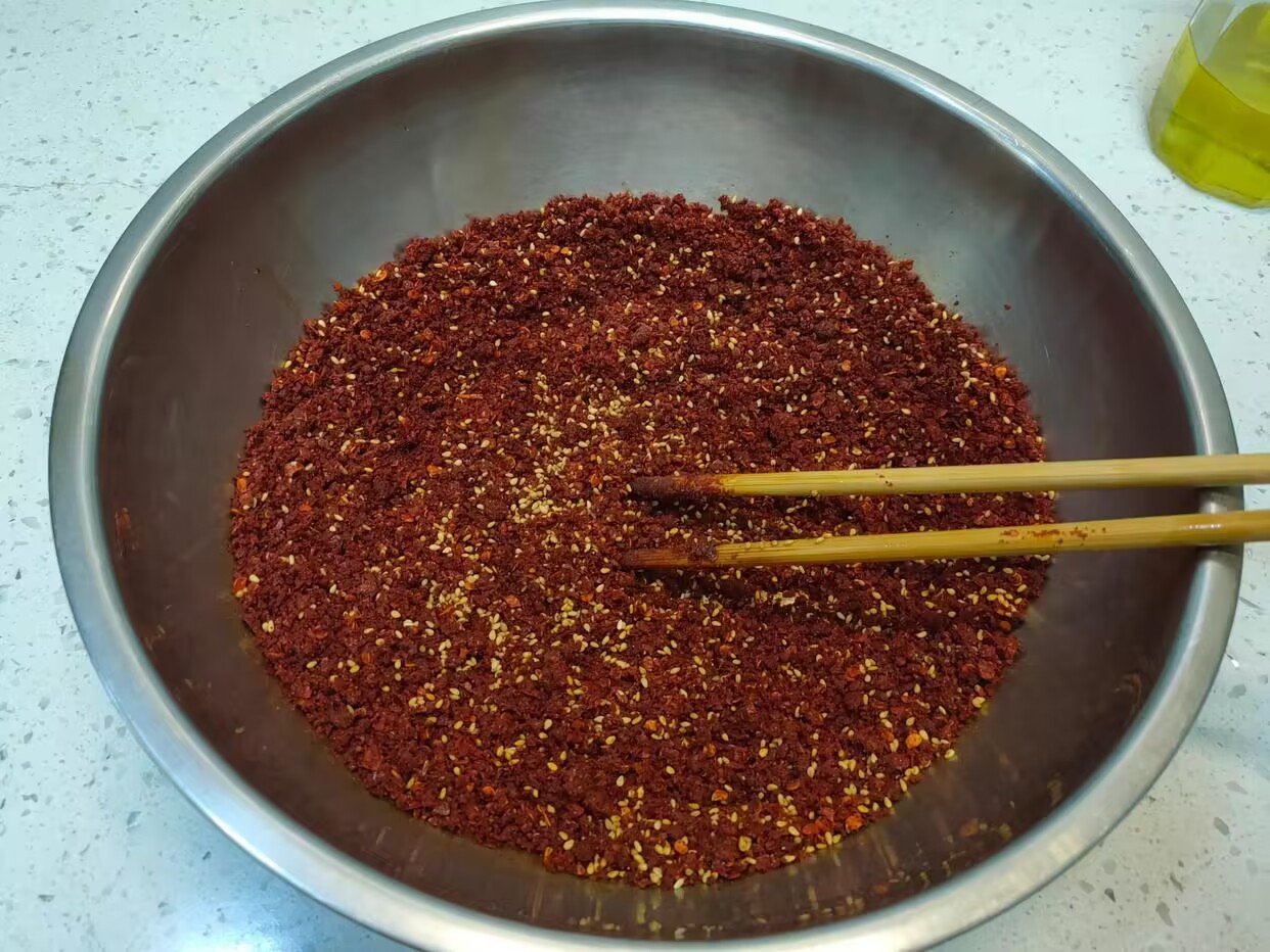 辣椒面做辣椒油的制作方法