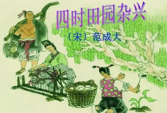 四时田园杂兴60首诗分别是什么