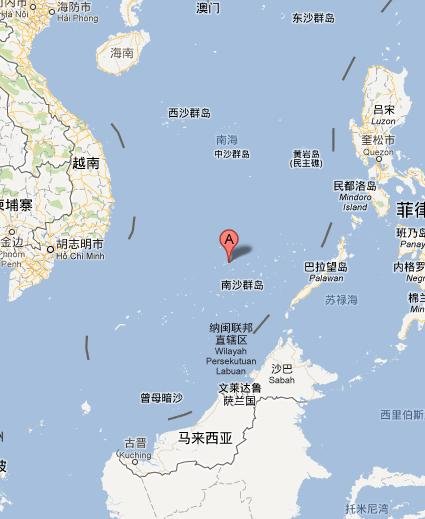 中国 南沙太平岛 在哪 百度地图请给出标示。