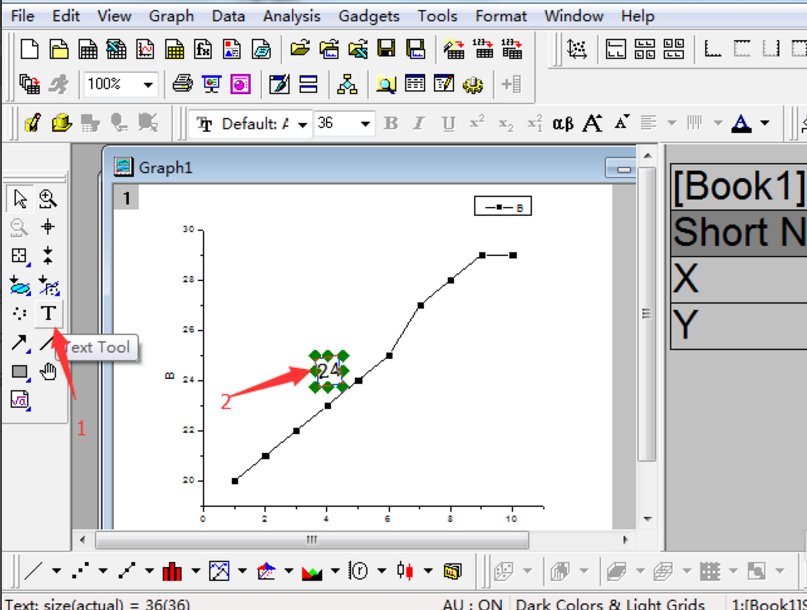 如何使用origin8.0绘制标准曲线？