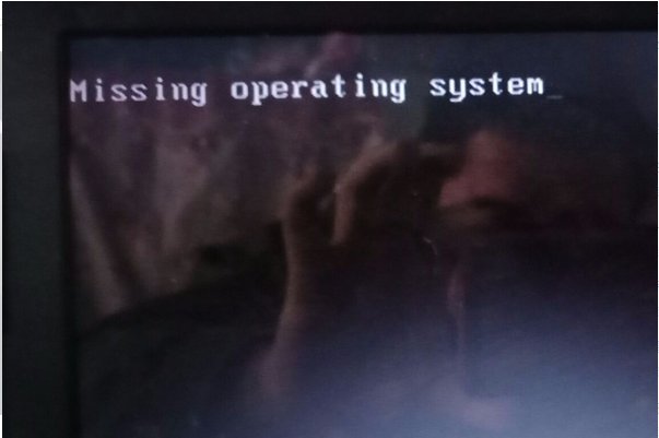 missing operating system怎么办