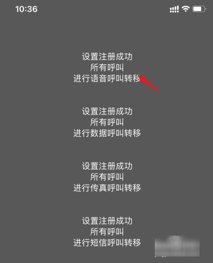 移动呼叫转移设置方法