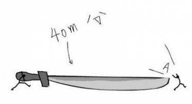 四十米长的大刀是什么意思？这是什么梗，出自哪里