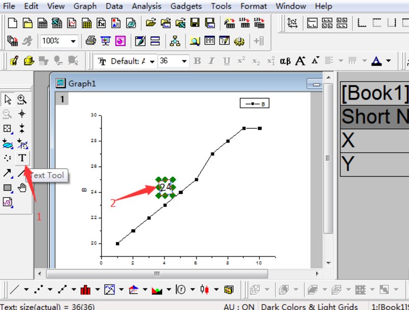 如何使用origin8.0绘制标准曲线？