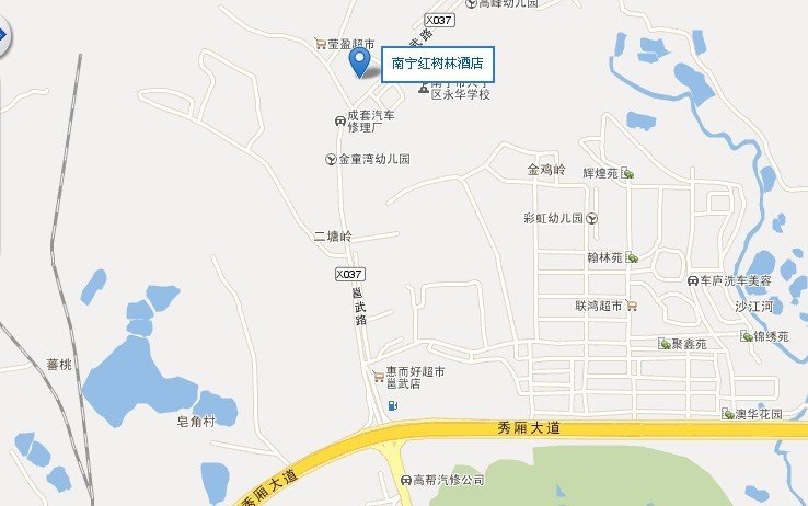 南宁红树林酒店在哪里？听说是一家新开的酒店在狮山公园附近，四星级装修的，最好有预订电话和图片