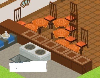 4级QQ餐厅2厨师2服务员桌子怎么摆效率最高?