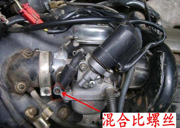 1、如图，这是什么化油器？ 箭头指的两根管起什么作用？为何有三同相连？