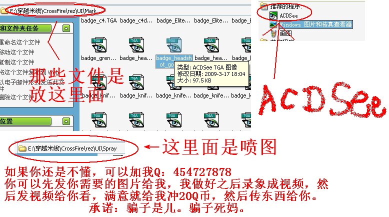 CF怎么改生化杀敌图标，在哪个文件夹，我有图标？