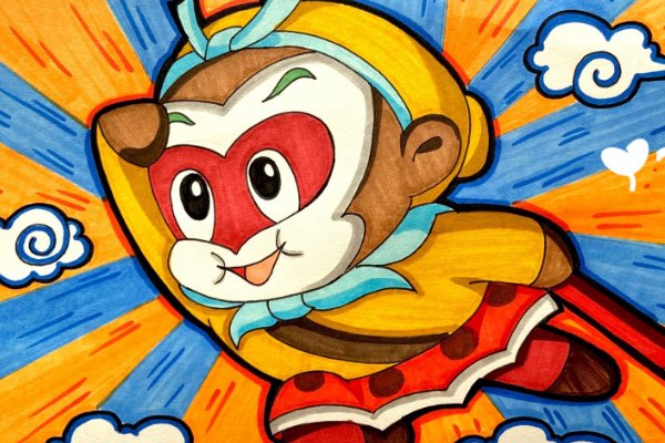 孙悟空加火柴人怎么画