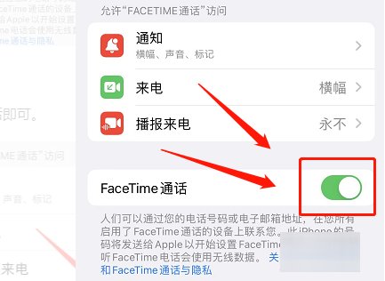 苹果怎么激活facetime通话
