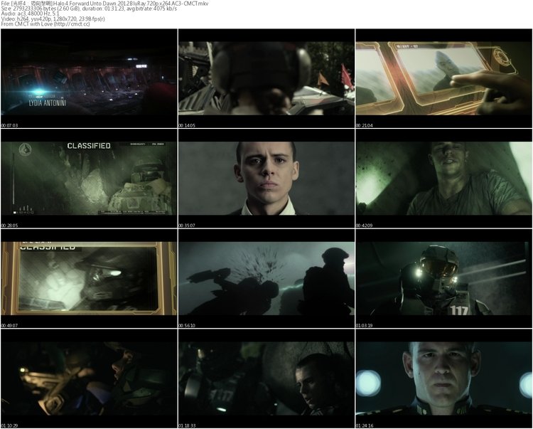 光环4：迈向黎明的目录