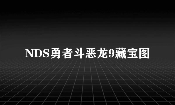 NDS勇者斗恶龙9藏宝图